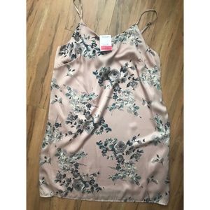 FLORAL SILK SLIP DRESS